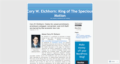 Desktop Screenshot of coryeichhorn.wordpress.com