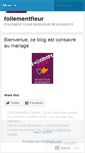 Mobile Screenshot of follementfleur.wordpress.com