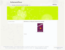 Tablet Screenshot of follementfleur.wordpress.com