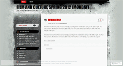 Desktop Screenshot of fcsm2012.wordpress.com