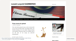 Desktop Screenshot of leszekkazimierski.wordpress.com