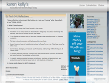 Tablet Screenshot of kellykvk.wordpress.com