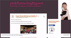 Desktop Screenshot of pinkflannelnightgown.wordpress.com