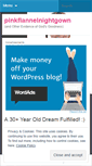 Mobile Screenshot of pinkflannelnightgown.wordpress.com