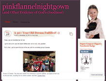 Tablet Screenshot of pinkflannelnightgown.wordpress.com