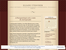 Tablet Screenshot of elianeutescher.wordpress.com