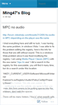 Mobile Screenshot of ming47.wordpress.com
