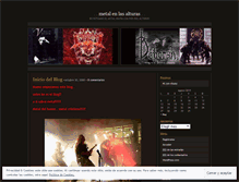 Tablet Screenshot of metalenlasalturas.wordpress.com