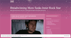 Desktop Screenshot of breadwinningmom.wordpress.com