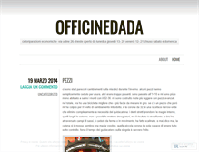 Tablet Screenshot of officinedada.wordpress.com