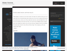 Tablet Screenshot of misterhomme.wordpress.com