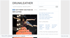 Desktop Screenshot of drunkleather.wordpress.com