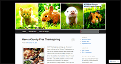 Desktop Screenshot of animalwritesblog.wordpress.com