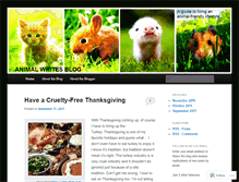 Tablet Screenshot of animalwritesblog.wordpress.com