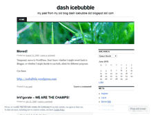 Tablet Screenshot of icebubblearchives.wordpress.com