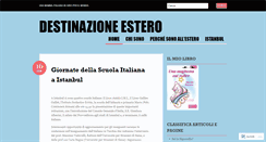 Desktop Screenshot of destinazioneestero.wordpress.com