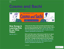 Tablet Screenshot of cosmoandsachi.wordpress.com