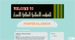 Desktop Screenshot of alasror.wordpress.com