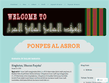 Tablet Screenshot of alasror.wordpress.com