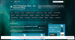 Desktop Screenshot of joekawano.wordpress.com