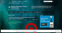 Desktop Screenshot of meyersresearch.wordpress.com