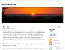 Tablet Screenshot of jeffroseupdates.wordpress.com