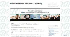 Desktop Screenshot of burtonandburtonsolicitors.wordpress.com