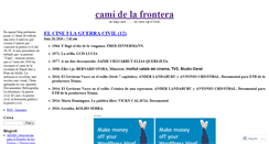 Desktop Screenshot of camidelafrontera.wordpress.com