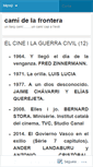 Mobile Screenshot of camidelafrontera.wordpress.com