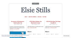 Desktop Screenshot of elsiestills.wordpress.com