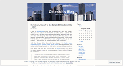 Desktop Screenshot of okiepoli.wordpress.com