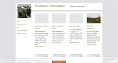 Desktop Screenshot of gradland.wordpress.com