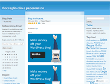 Tablet Screenshot of coccaglioolioepeperoncino.wordpress.com