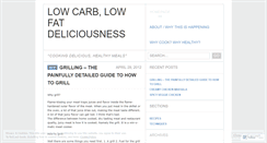 Desktop Screenshot of lowcarbyummies.wordpress.com