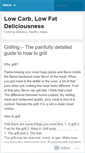 Mobile Screenshot of lowcarbyummies.wordpress.com