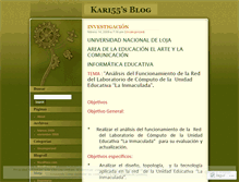 Tablet Screenshot of kari55.wordpress.com