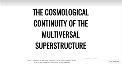 Desktop Screenshot of multiversalsuperstructure.wordpress.com