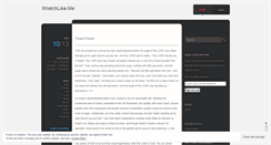 Desktop Screenshot of msheahonstain.wordpress.com