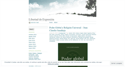 Desktop Screenshot of libexpresion.wordpress.com