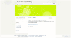 Desktop Screenshot of funwithsoap.wordpress.com