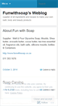 Mobile Screenshot of funwithsoap.wordpress.com