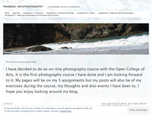 Tablet Screenshot of philbragg.wordpress.com