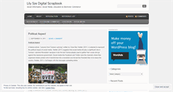 Desktop Screenshot of lilydigitalscrapbook.wordpress.com