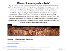 Tablet Screenshot of laescarpadasubida.wordpress.com