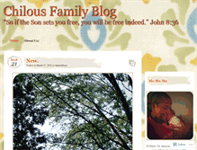 Tablet Screenshot of chilousfamily.wordpress.com