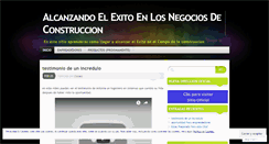 Desktop Screenshot of hispanosenaccion.wordpress.com