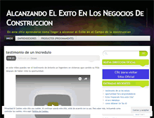 Tablet Screenshot of hispanosenaccion.wordpress.com