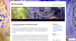 Desktop Screenshot of belovepoetry.wordpress.com