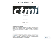 Tablet Screenshot of ctminews.wordpress.com