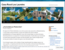 Tablet Screenshot of loslaurelescasarural.wordpress.com